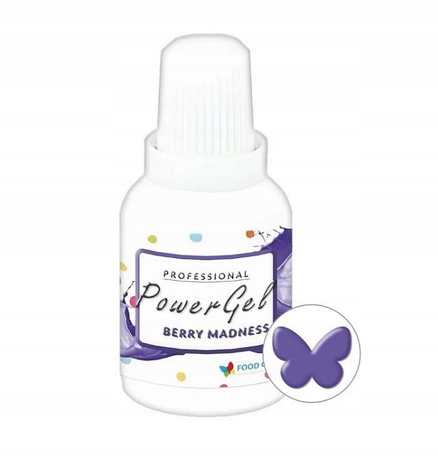 BARWNIK SPOŻYWCZY ŻEL Berry Madness JAGODOWY PG-101 20g