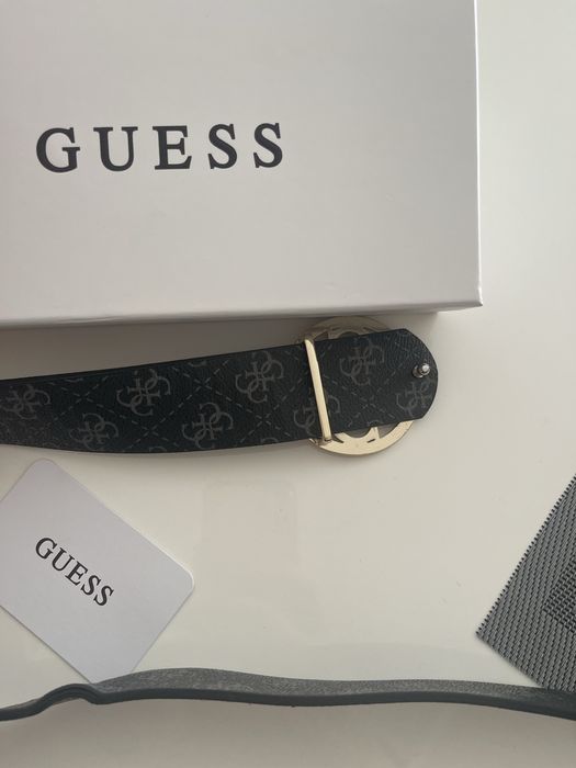 Pasek Guess dwustronny damski 110cm