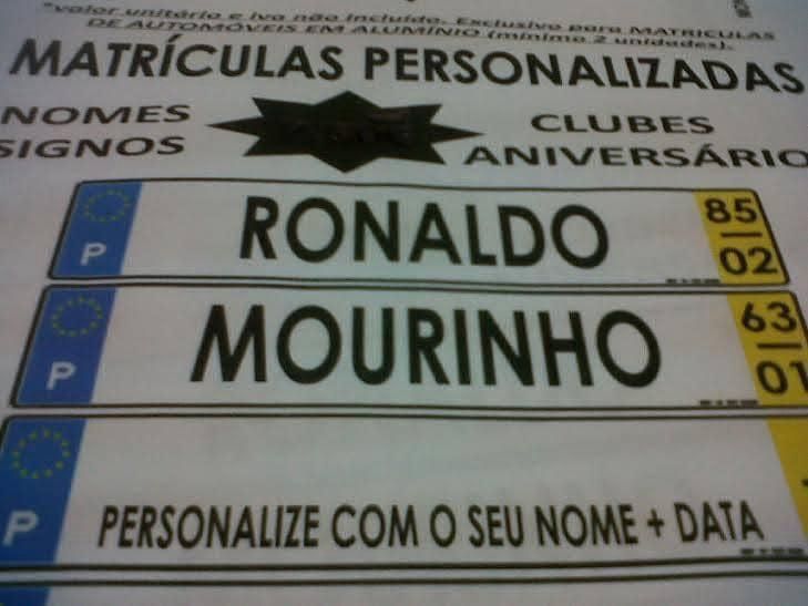 Matricula carro & mota & tvde