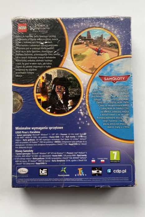 Disney Magiczny 2 Pak LEGO Piraci Karaibów Samoloty PC PL NOWY