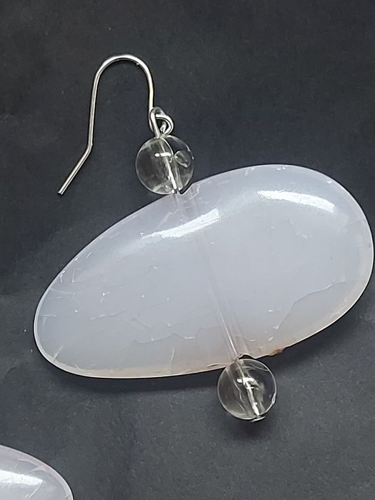 Kolczyki duże damskie rękodzieło NOWE