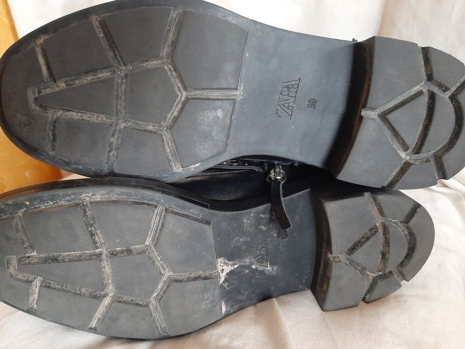 kamaszki czarne, typ glany, damskie