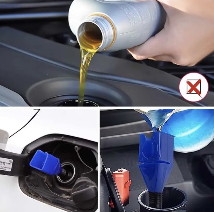 Funil telescopico dobravel para automovel