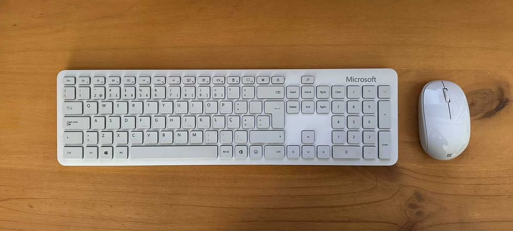 Teclado + Rato Microsoft Bluetooth Branco