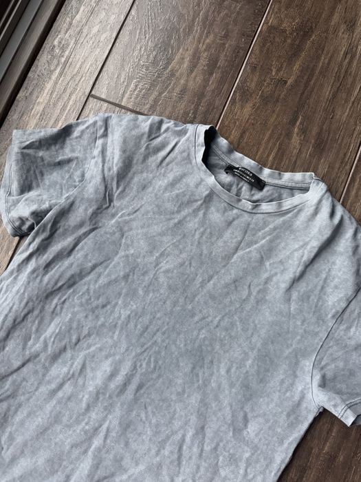 Bershka długa bluzka szara czarna lato summer top Xs