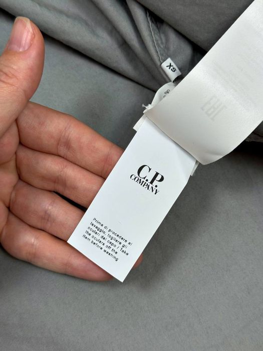 Сіра зіп рубашка сорочка на змійці кофта C.P. Company оригінал