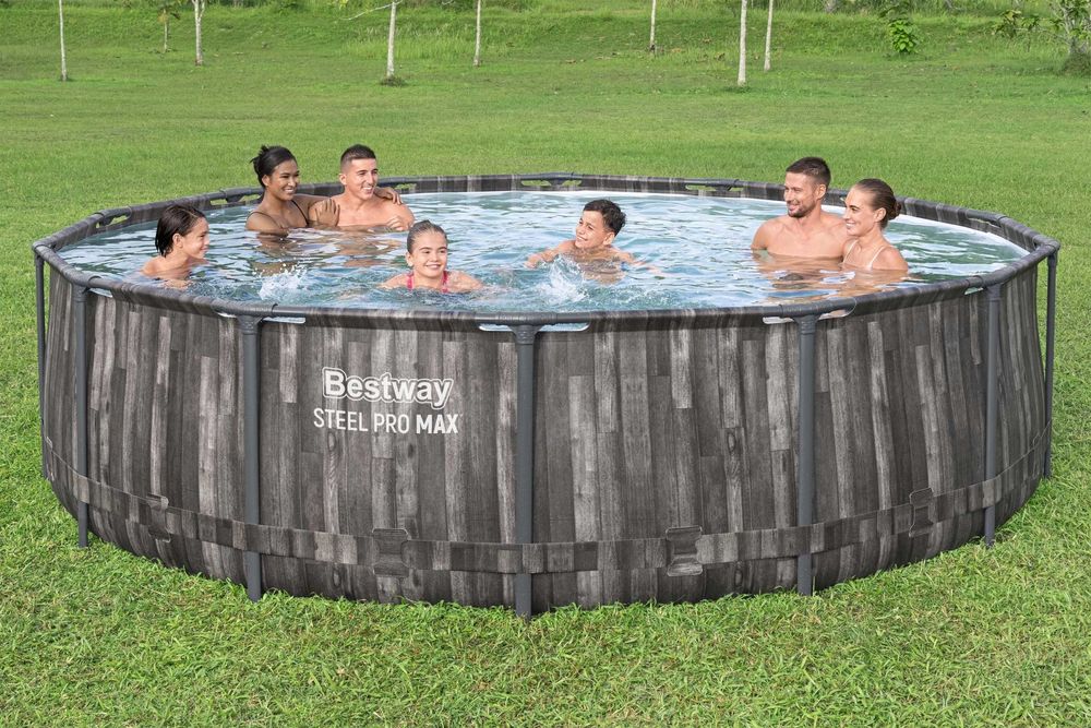 Basen stelażowy BESTWAY 427x107  + Pompka basenowa