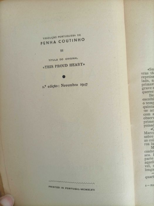 Livro "Altivez" de Pearl Buck