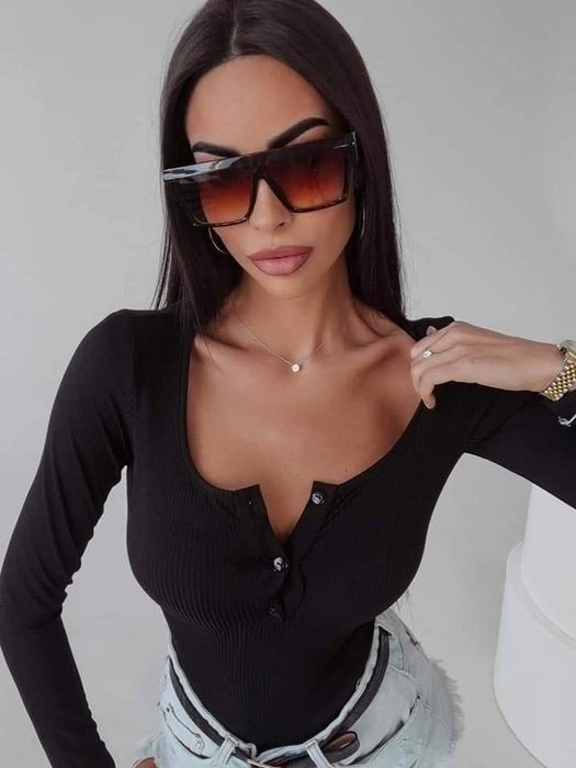 Body damskie Olavoga Eve S czarne różowe