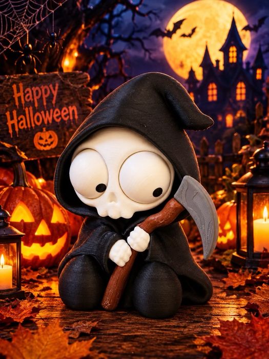Reaper para halloween Olhos Loucos