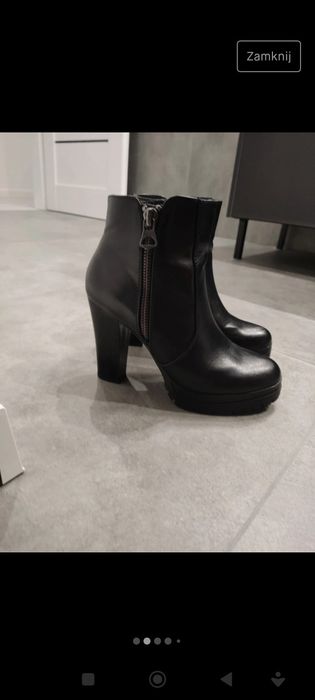 Czarne Botki r 41