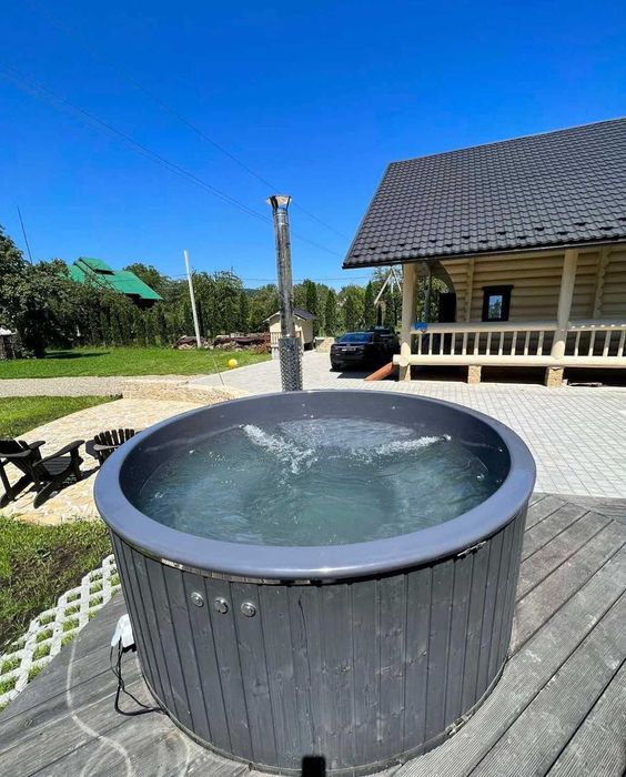 Купіль для дачі з гідромасажем.Гаряча бочка.Басейн з підігрівом.Купіль