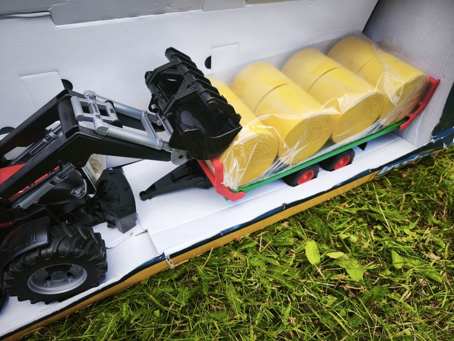 Traktor z przyczepą 1:16 bruder NOWY