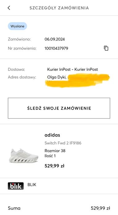 Adidas sportowe Switch FWD 2 białe do biegania
