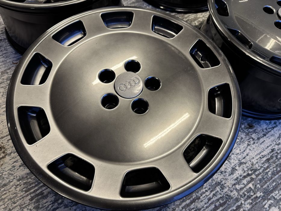 Felgi Audi A8 W12 D2 monoblock 5 szt po renowacji grafit 18’ 8J ET48