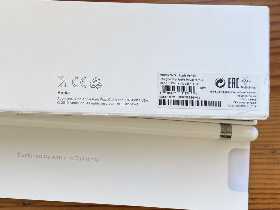 apple pencil 1 поколения