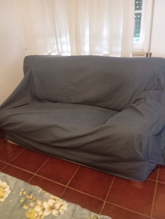 Sofá 2 lugares creme