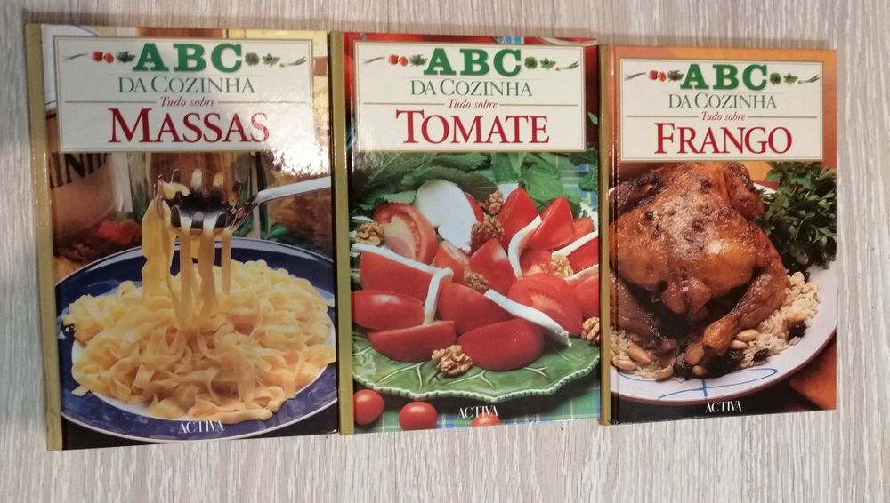 Conjunto três livros ABC da Cozinha