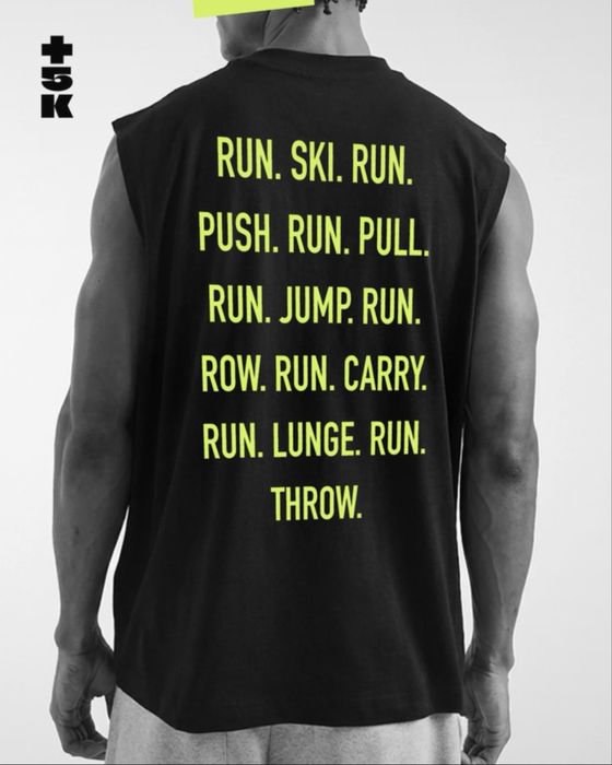 T-shirt sem mangas Hyrox / Hybrid + 5k