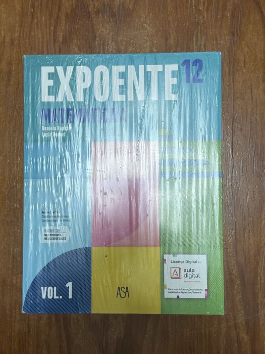 Expoente 12 Matematica A - Volume 1,2 e 3 - novos ainda embalados