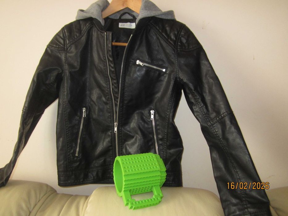 Kurtka chłopięca H&M 146 cm + kubek.