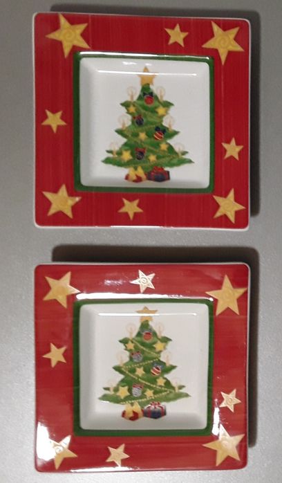Prato quadrado RB Bernarda Portugal, Christmas Joy