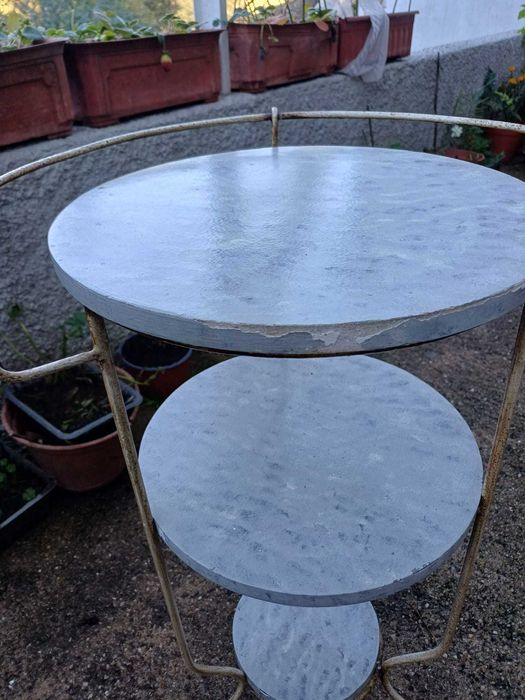 Mesas de cabeceira de lavatório antigo