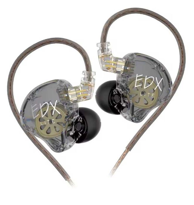 KZ EDX Lite w kolorze Grey / bez mikrofonu