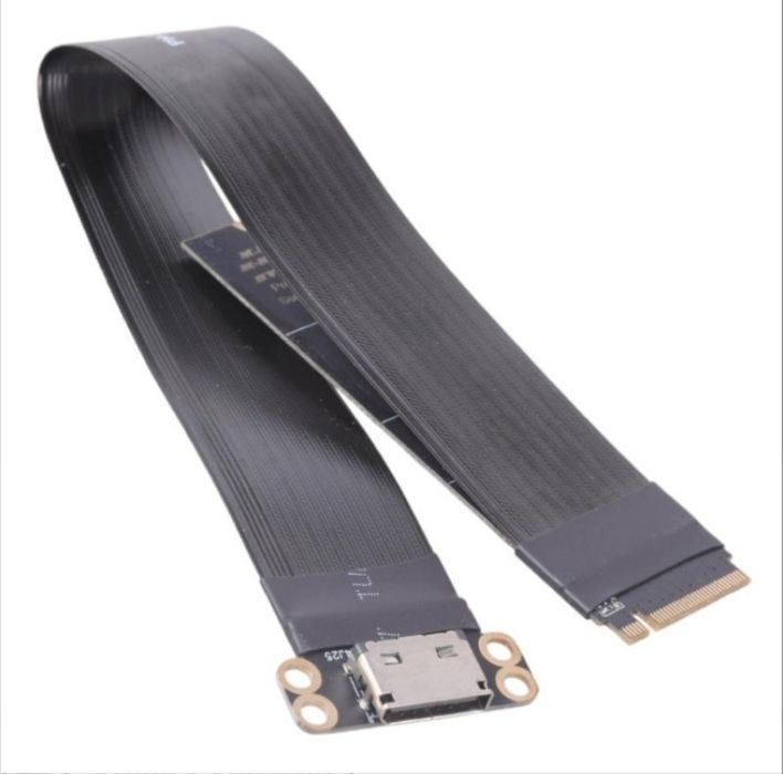 Переходник Адаптер M.2 NVMe (M-Key) на Oculink SFF-8611 SFF-8612 eGPU