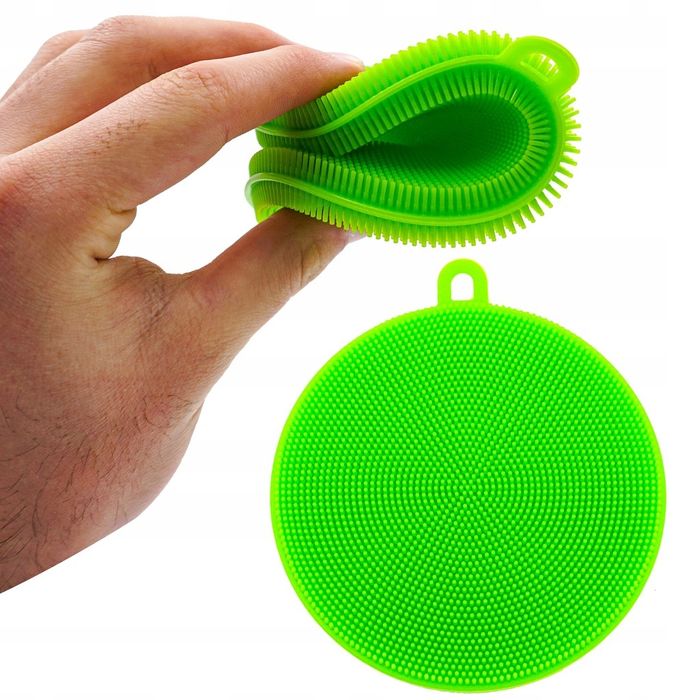 silikonowa gubra myjka czyścik zmywak nie rysuje