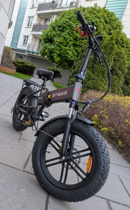 Engwe EP-2 Boost - rower elektryczny składany, mocny, grube opony 4" - fatbike