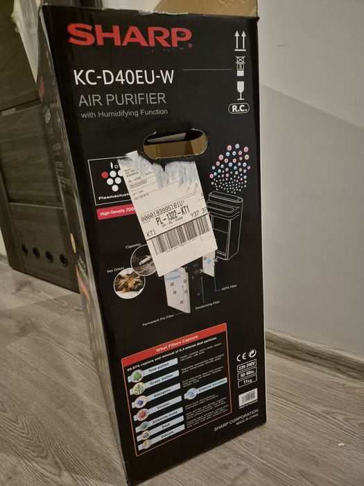 Oczyszczacz powietrza SHARP kc-d40euw