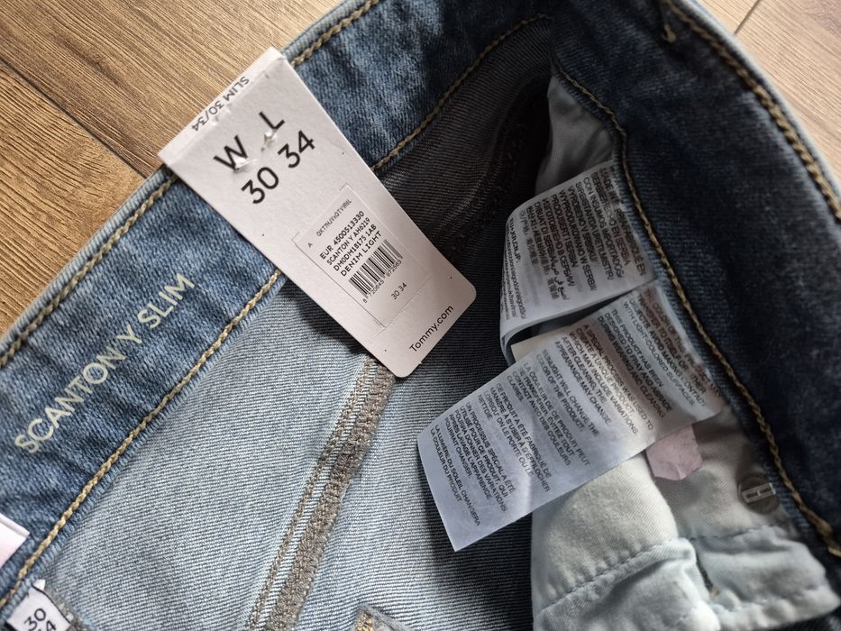 Spodnie Jeansy Męskie Tommy Hilfiger Scanton Slim W30 L34