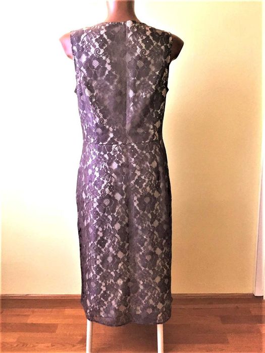 Vestido de Renda Castanho Phase Eight tam. 14