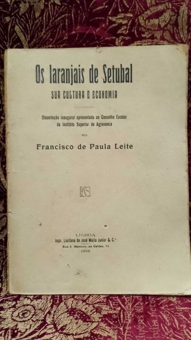 Os Laranjais de Setubal 1918 Reservado