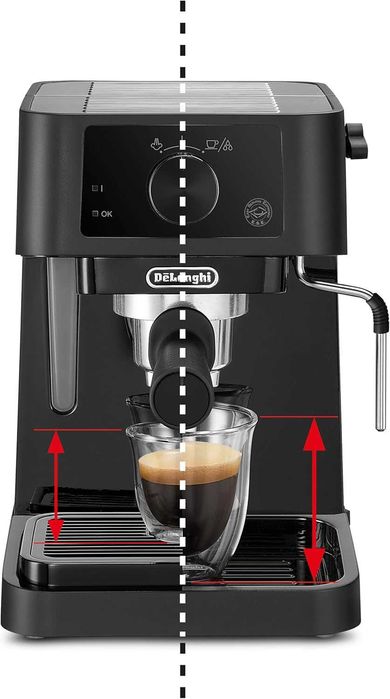 Ріжкова кавоварка еспресо Delonghi EC 235.BK НОВА