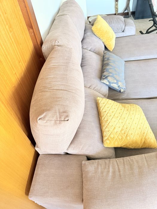 Sofa extensivel com costas reclinaveis