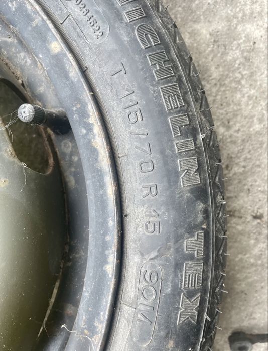 Jante pneu suplente 4x100 vag