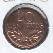 Moeda 20 centavos diversas datas