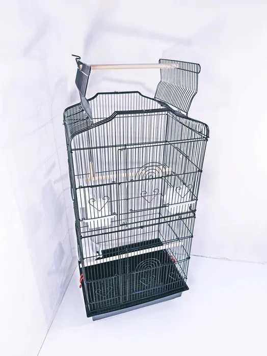 Метровая клетка-вольер для птиц B01, черная, 44x33x105 см, Распродажа