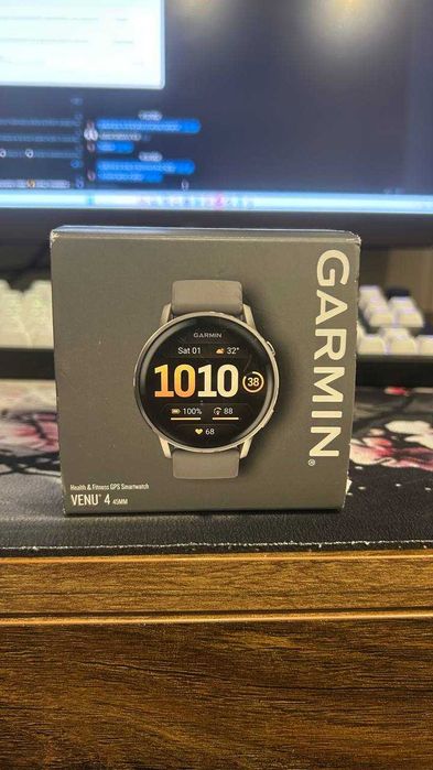 Garmin Venu 4 45 mm Silver, повний комплект, гарантія