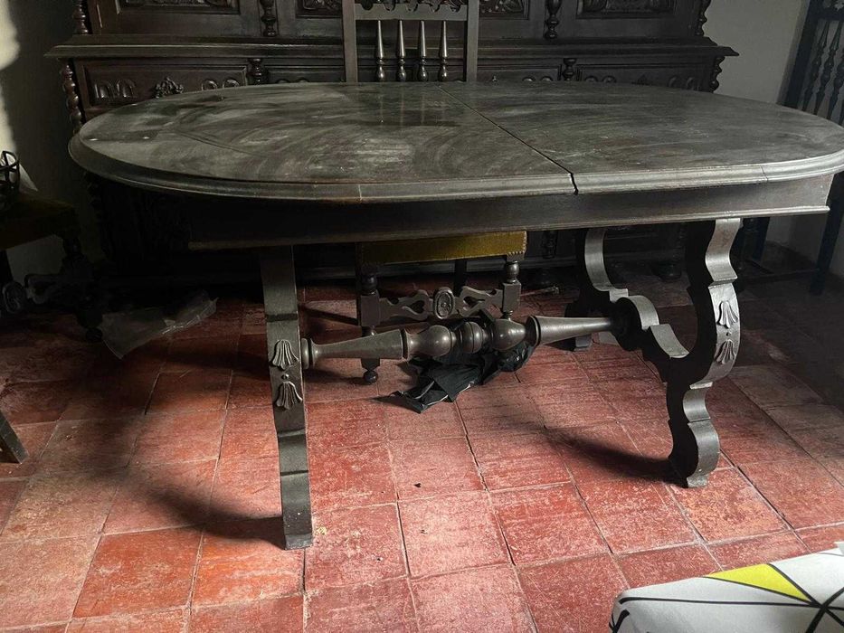 Movel de sala com com mesa e cadeiras