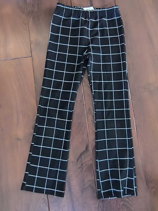 Spodnie w kratę z materiału dla dziewczynki, ReserVeD, rozm. 140