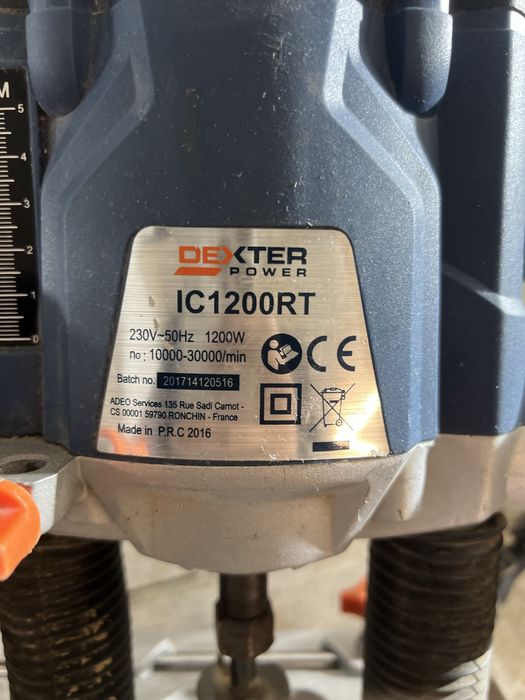 Tupia com fio guia e 6 bits 1300 e dexter