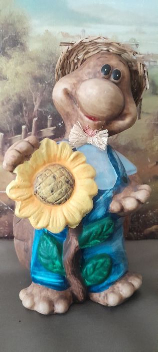 Stara skarbonka żółwik