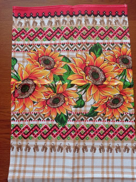 Lniany obrus+6 serwetek 100 %len