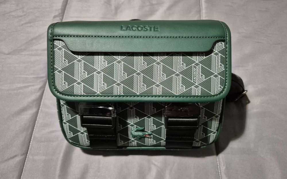 Bolsa / Mala a Tiracolo LACOSTE The Blend - Verde - nova