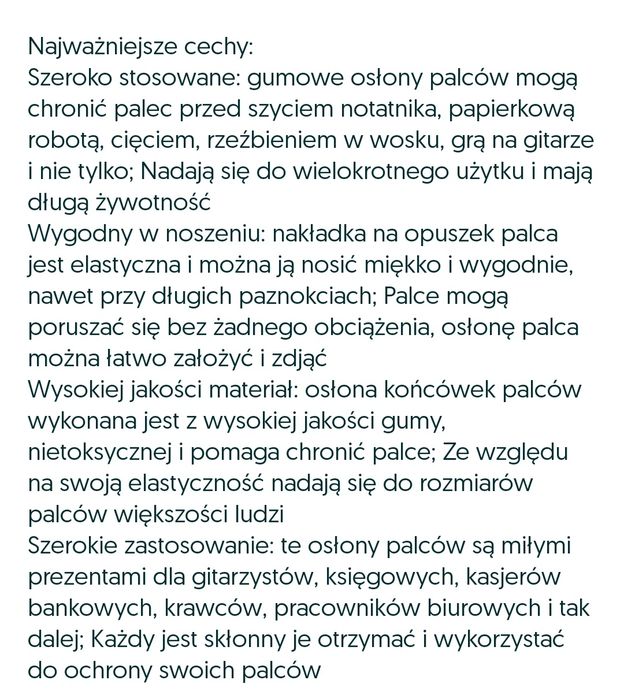 Nasadki silikonowe na palce - 6 sztuk