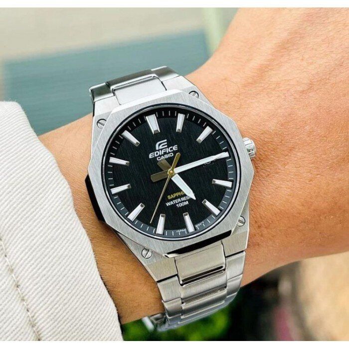 Zegarek Męski Casio EFR-S108D-1A Edifice Classic Sapphire + BOX Casio