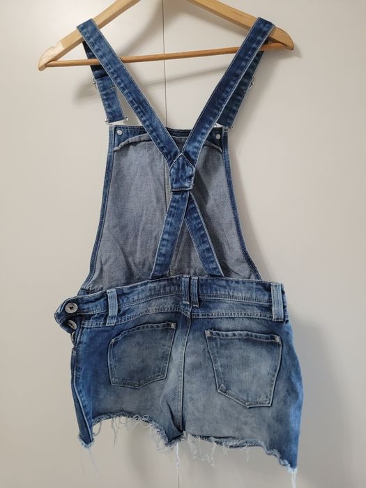 ogrodniczki jeans short cropp r 36